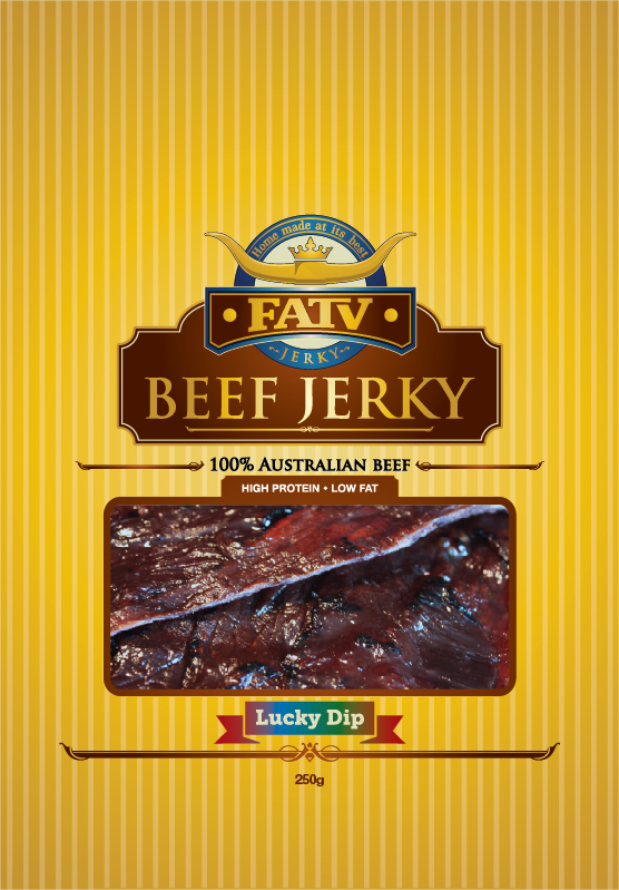 Halal Dip Beef Jerky - Wholesale - FATV Jerky.
